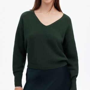 Madewell Wedged V-Neck Sweater